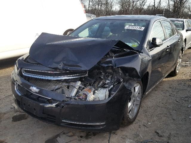 1G1ZC5EB6AF277491 - 2010 CHEVROLET MALIBU 1LT 黑色 照片 2