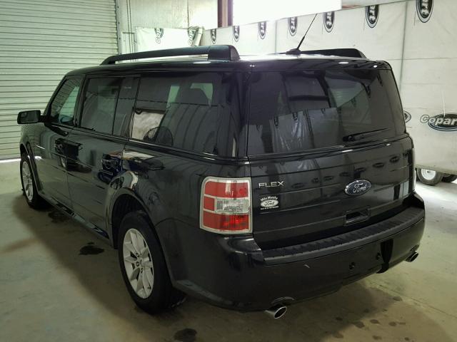 2FMGK5B82FBA17457 - 2015 FORD FLEX SE BLACK photo 3