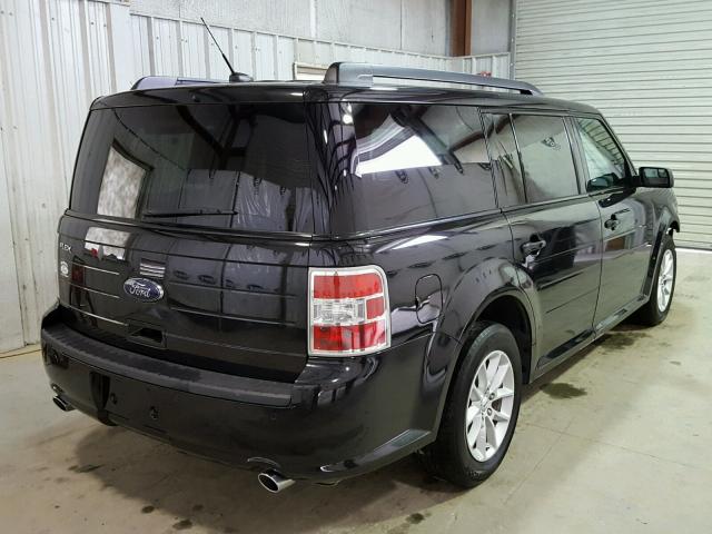 2FMGK5B82FBA17457 - 2015 FORD FLEX SE BLACK photo 4