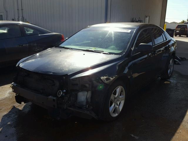 1G1ZB5EB9A4135859 - 2010 CHEVROLET MALIBU LS BLACK photo 2