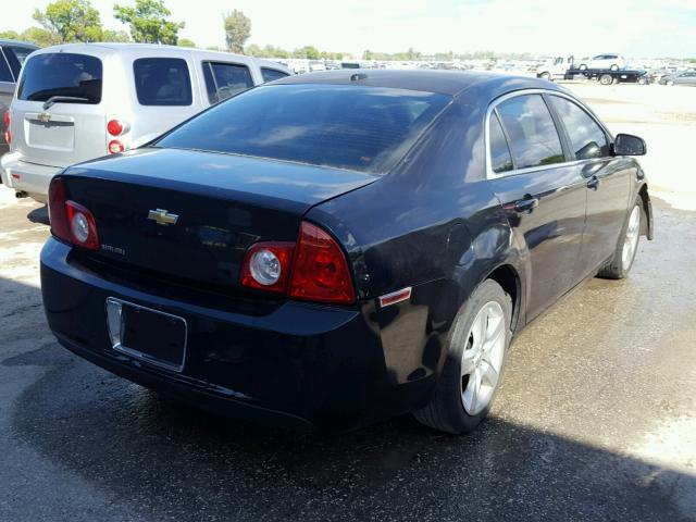 1G1ZB5EB9A4135859 - 2010 CHEVROLET MALIBU LS BLACK photo 4