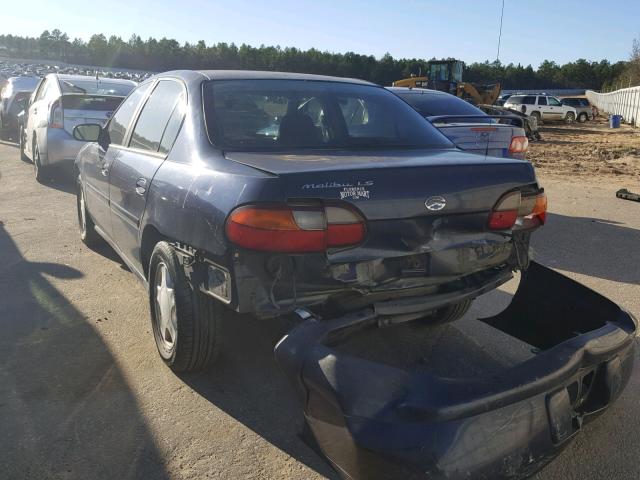 1G1NE52J3Y6188542 - 2000 CHEVROLET MALIBU LS BLUE photo 3