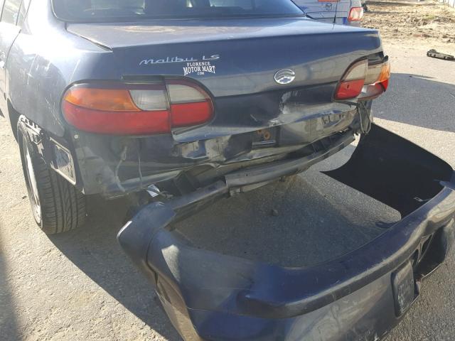 1G1NE52J3Y6188542 - 2000 CHEVROLET MALIBU LS ლურჯი ფოტო 9