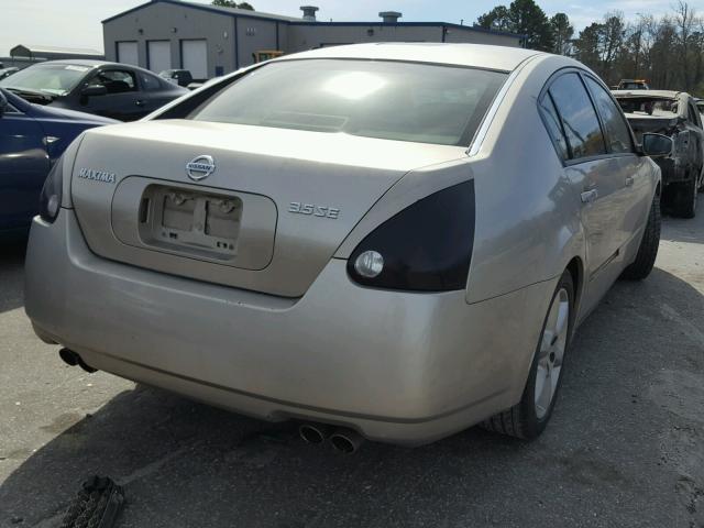 1N4BA41E76C833718 - 2006 NISSAN MAXIMA SE GOLD photo 4