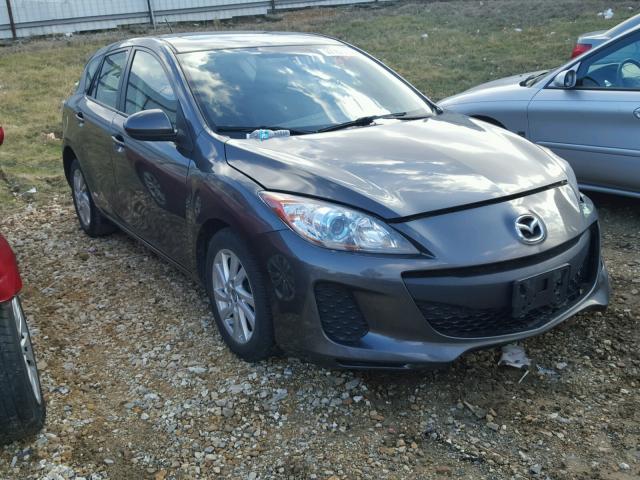 JM1BL1L78D1777119 - 2013 MAZDA 3 I GRAY photo 1