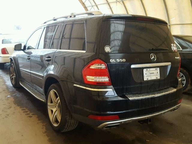 4JGBF8GE5CA774441 - 2012 MERCEDES-BENZ GL 550 4MA BLACK photo 3