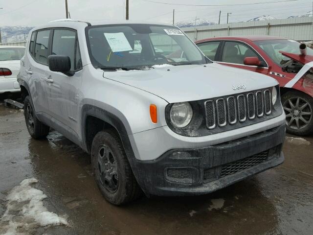 ZACCJBAB3HPG00930 - 2017 JEEP RENEGADE S SILVER photo 1