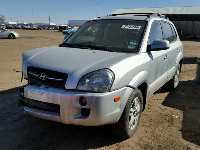 KM8JN12D87U583413 - 2007 HYUNDAI TUCSON SE SILVER photo 2