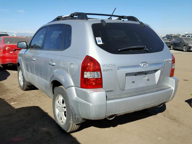 KM8JN12D87U583413 - 2007 HYUNDAI TUCSON SE SILVER photo 3