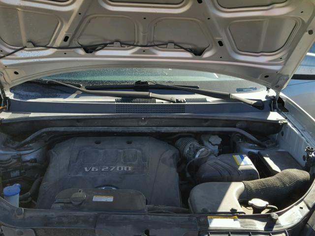 KM8JN12D87U583413 - 2007 HYUNDAI TUCSON SE SILVER photo 7