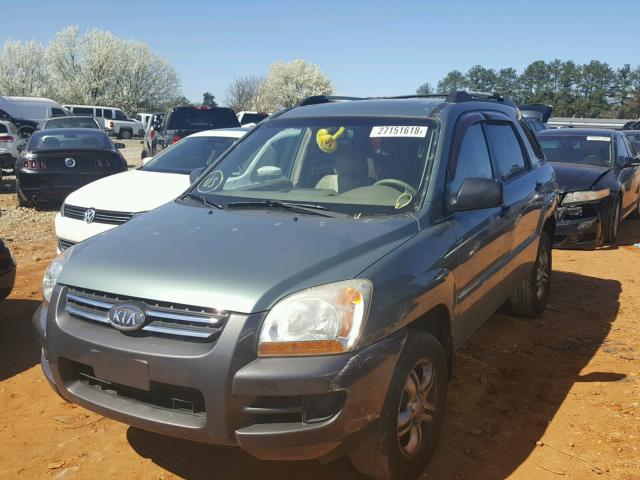 KNDJF723X77417503 - 2007 KIA SPORTAGE E GRAY photo 2