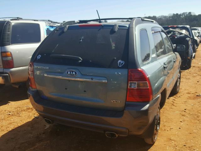 KNDJF723X77417503 - 2007 KIA SPORTAGE E GRAY photo 4