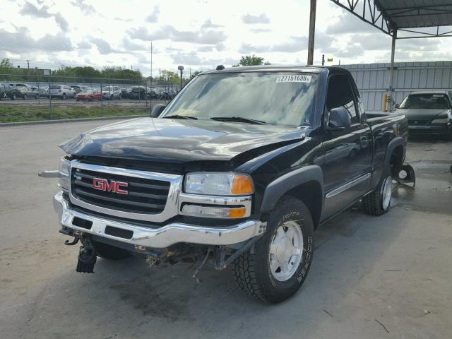 1GTEK14TX4Z188389 - 2004 GMC NEW SIERRA BLACK photo 2