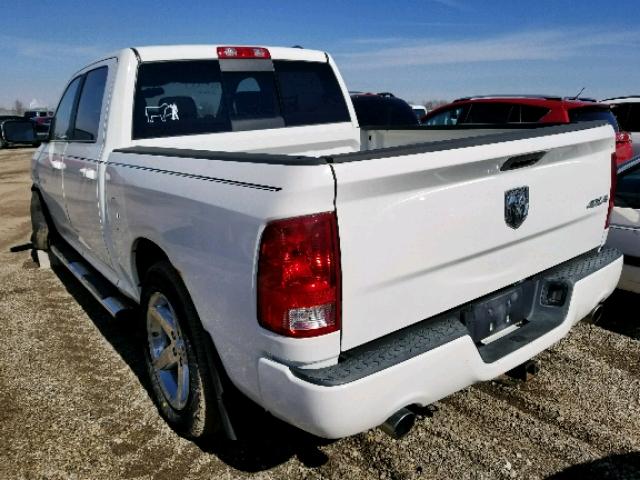 1D3HV13T09S805778 - 2009 DODGE RAM 1500 WHITE photo 3