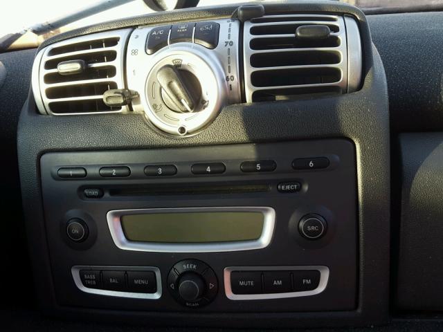 WMEEK31X09K217211 - 2009 SMART FORTWO PAS BLUE photo 9