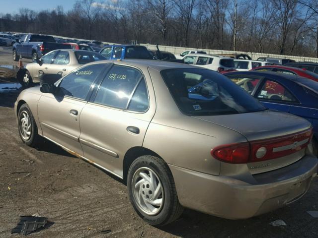 1G1JF52F437172733 - 2003 CHEVROLET CAVALIER L TAN photo 3