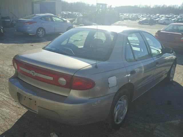 1G1JF52F437172733 - 2003 CHEVROLET CAVALIER L TAN photo 4