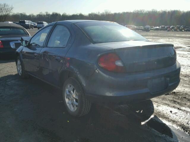 1B3AS46C51D117849 - 2001 DODGE NEON SE GRAY photo 3