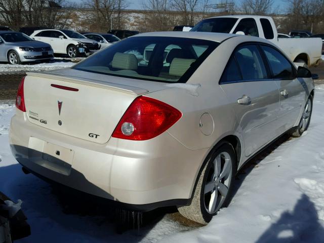 1G2ZH57N084133056 - 2008 PONTIAC G6 GT WHITE photo 4