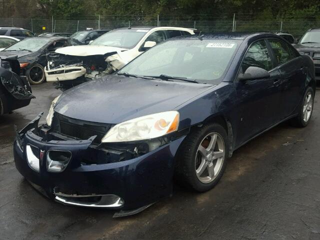 1G2ZG57N584131869 - 2008 PONTIAC G6 BASE BLUE photo 2