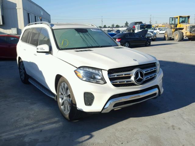 4JGDF6EE5HA740135 - 2017 MERCEDES-BENZ GLS 450 4M WHITE photo 1