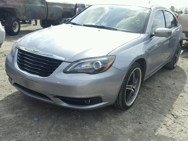 1C3CCBBBXDN543156 - 2013 CHRYSLER 200 TOURIN SILVER photo 2