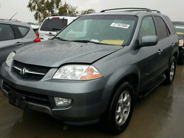 2HNYD18652H515641 - 2002 ACURA MDX TOURIN GRAY photo 2