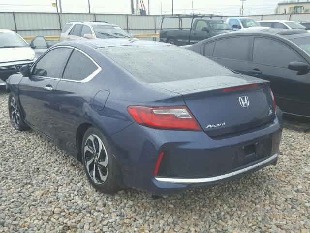 1HGCT1B44GA011115 - 2016 HONDA ACCORD LX- BLUE photo 3