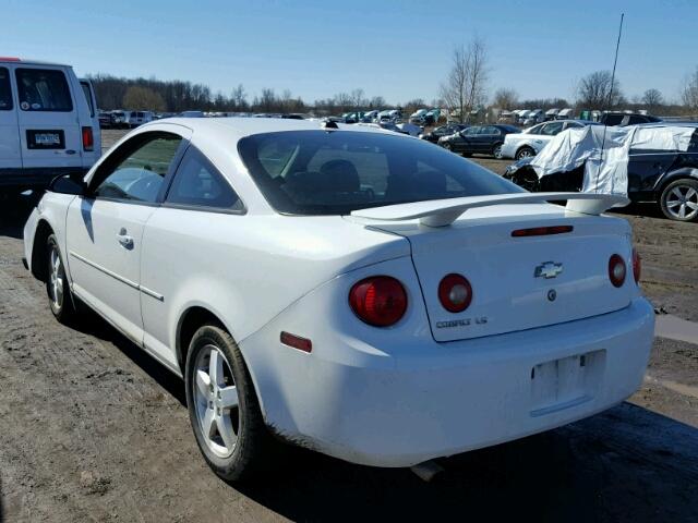 1G1AL12F357671253 - 2005 CHEVROLET COBALT LS WHITE photo 3