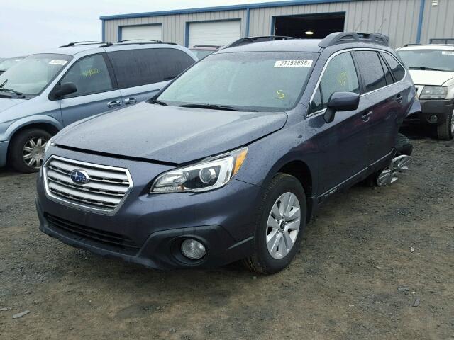 4S4BSACC1H3219487 - 2017 SUBARU OUTBACK 2. BLUE photo 2