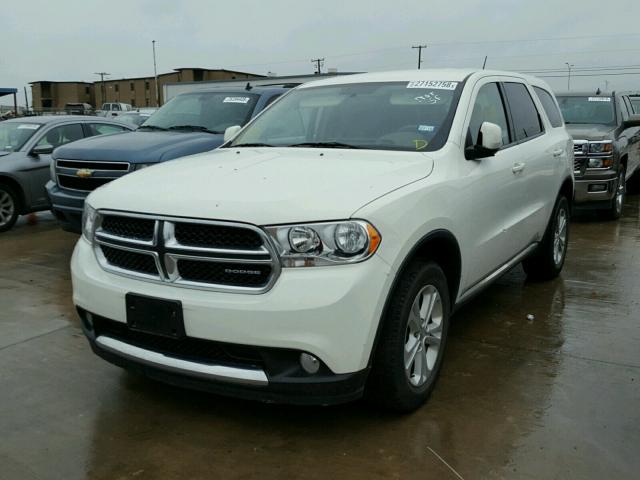 1C4RDHAG0CC109065 - 2012 DODGE DURANGO SX WHITE photo 2