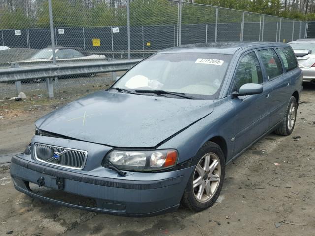 YV1SW59V042418579 - 2004 VOLVO V70 FWD BLUE photo 2