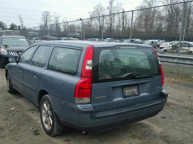 YV1SW59V042418579 - 2004 VOLVO V70 FWD BLUE photo 3