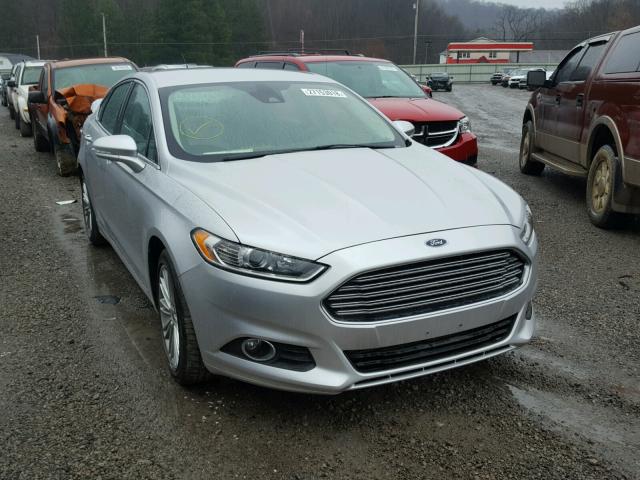 3FA6P0H95ER232244 - 2014 FORD FUSION SE SILVER photo 1