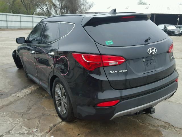 5XYZU3LB5GG372397 - 2016 HYUNDAI SANTA FE S BLACK photo 3