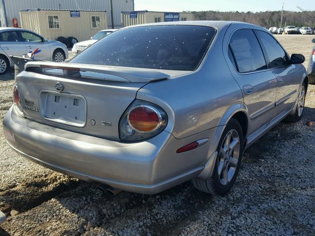 JN1DA31A33T410384 - 2003 NISSAN MAXIMA GLE SILVER photo 4