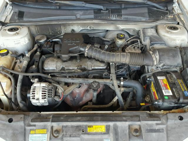 1G1JC524717240141 - 2001 CHEVROLET CAVALIER B SILVER photo 7