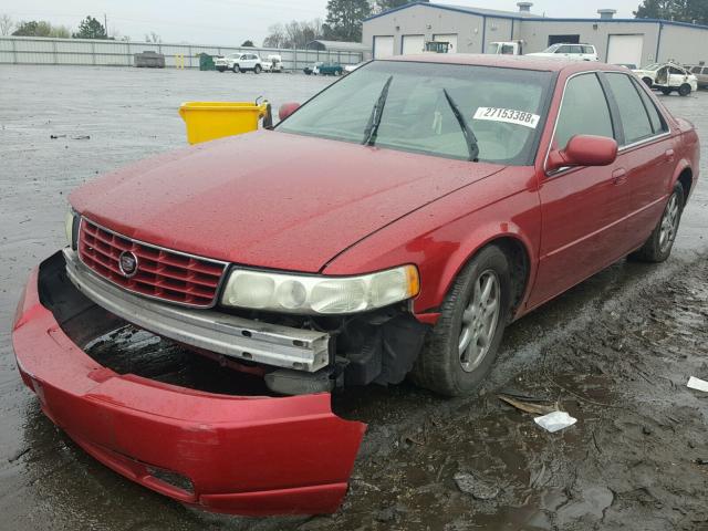 1G6KS54Y44U108025 - 2004 CADILLAC SEVILLE SL BURGUNDY photo 2