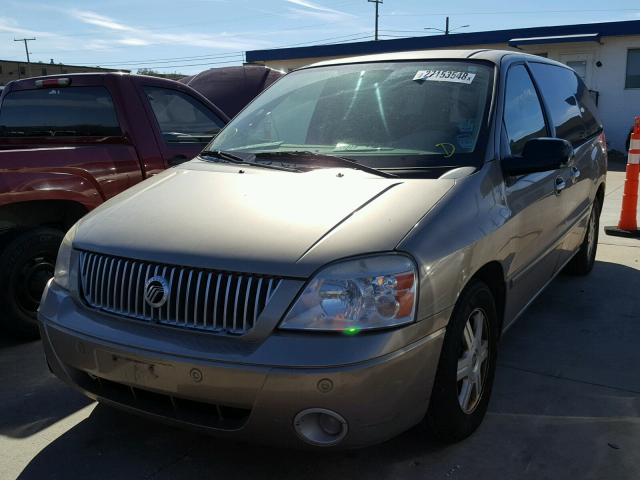 2MRZA20274BJ04438 - 2004 MERCURY MONTEREY TAN photo 2