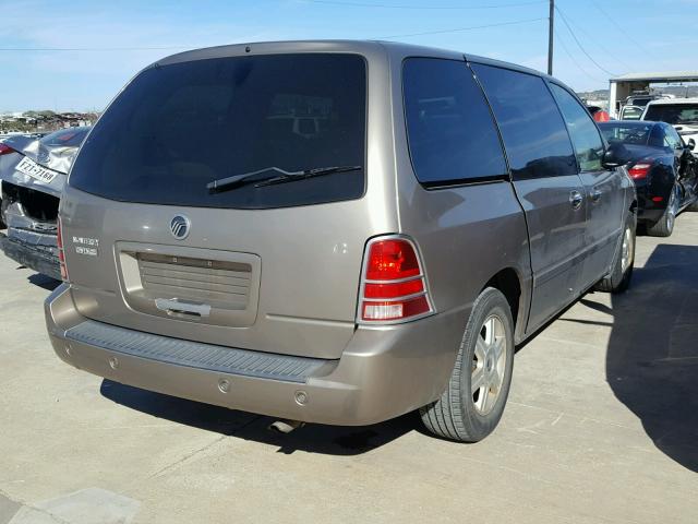 2MRZA20274BJ04438 - 2004 MERCURY MONTEREY TAN photo 4