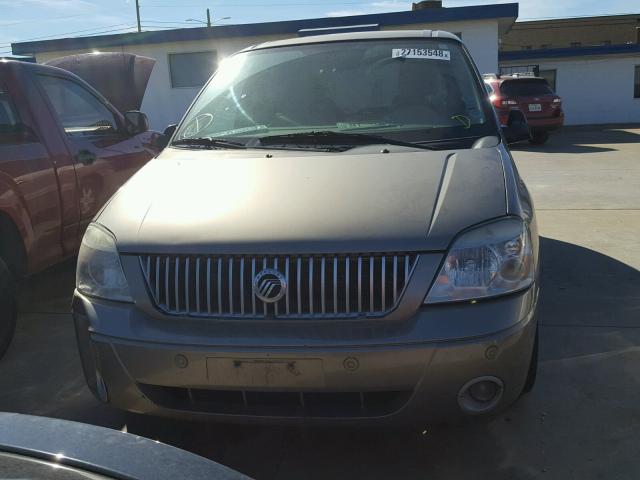 2MRZA20274BJ04438 - 2004 MERCURY MONTEREY TAN photo 9