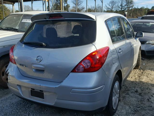 3N1BC1CP3BL430869 - 2011 NISSAN VERSA S SILVER photo 4