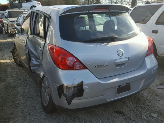 3N1BC1CP3BL430869 - 2011 NISSAN VERSA S SILVER photo 9