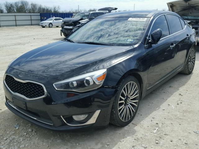 KNALN4D74E5121229 - 2014 KIA CADENZA PR BLACK photo 2