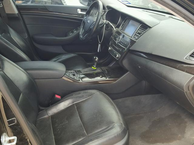 KNALN4D74E5121229 - 2014 KIA CADENZA PR BLACK photo 5