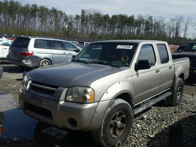 1N6ED27T84C458411 - 2004 NISSAN FRONTIER C BEIGE photo 2