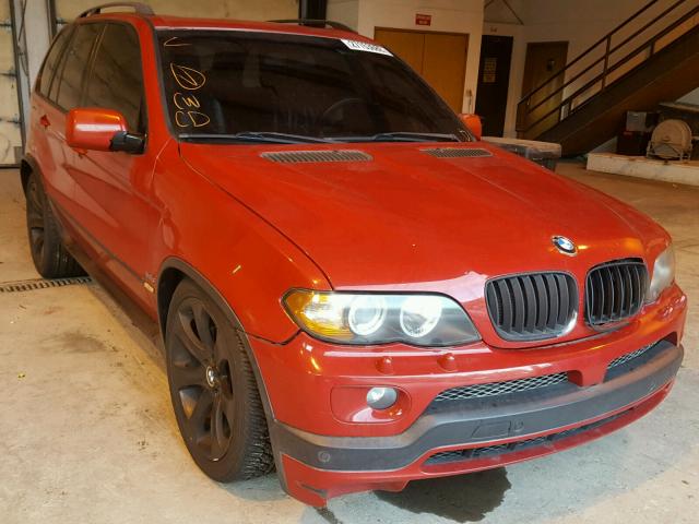 5UXFA93574LE81356 - 2004 BMW X5 4.8IS RED photo 1