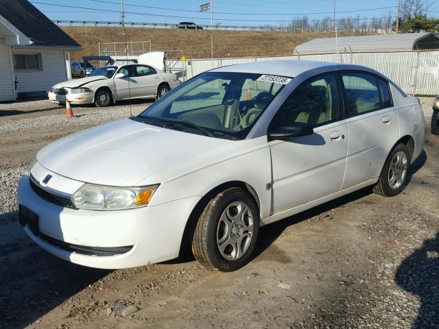 1G8AJ52F34Z197077 - 2004 SATURN ION LEVEL WHITE photo 2