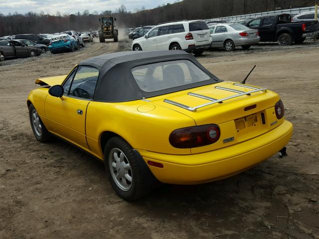 JM1NA3510N1315243 - 1992 MAZDA MX-5 MIATA YELLOW photo 3