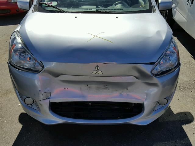 ML32A3HJ0FH040063 - 2015 MITSUBISHI MIRAGE DE SILVER photo 7